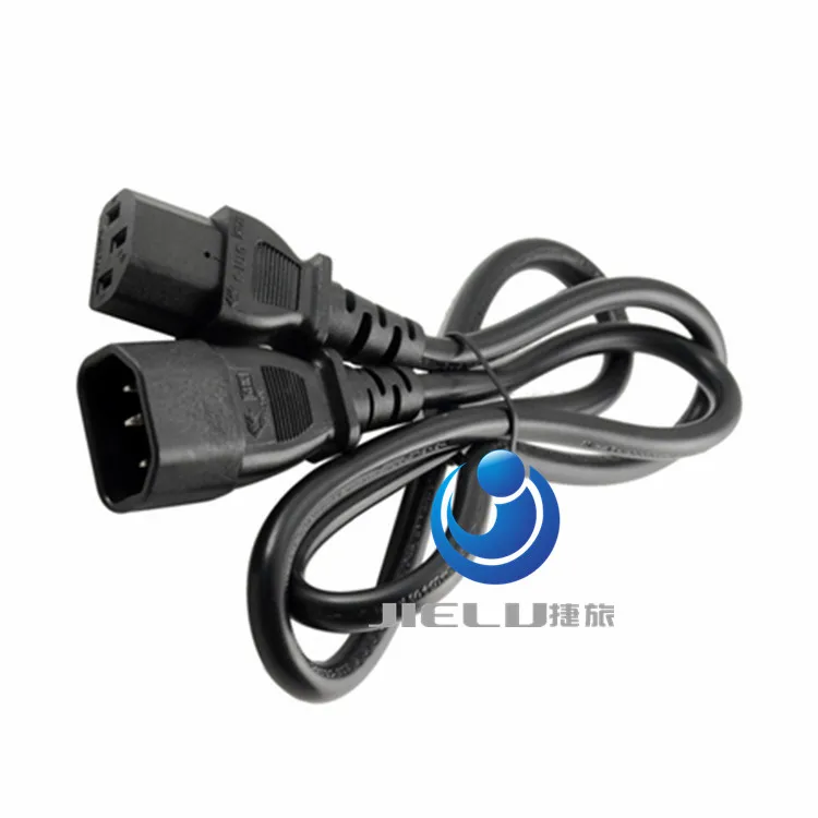 2M    6.5FT 200CM   IEC Male C14 to IEC Female C13 Power Extension Adapter Cable 10 PCS