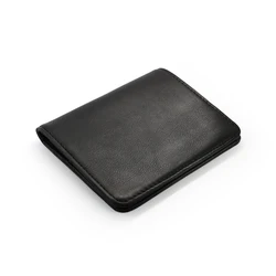 Wallet Men Genuine Leather Luxury Short Wallets Vertical Mini Men's Purses Cowhide male Slim Simple Bi-fold purse