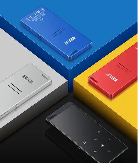 مشغل MP3 الجديد والأصلي من benji M3 مزود بتقنية البلوتوث 1.8 بوصة محمول موسيقى MP3 مدمجة في مكبر صوت راديو FM مسجل بكتاب إلكتروني يدعم بطاقة TF