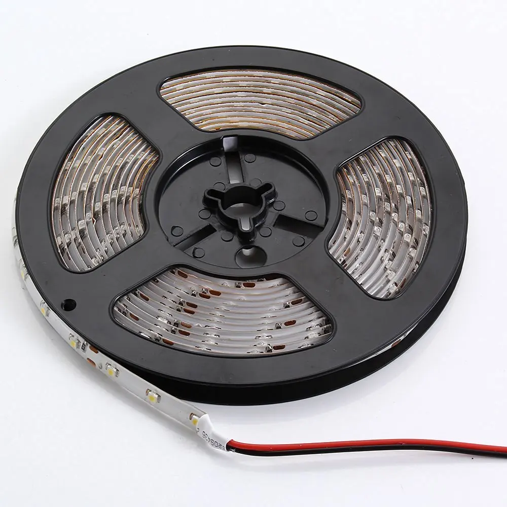 RED 5M 300 LED 3528 DC 12V LED Strip Non-Waterproof / Waterproof  Flexible Changeable Light+DC Female +2A Power Adapter