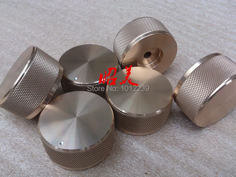 1 قطعة قطرها 38 مللي متر عالية 22 مللي متر جميع الألومنيوم الصلبة حجم مقبض الصوت مكبر للصوت الجهد مقبض