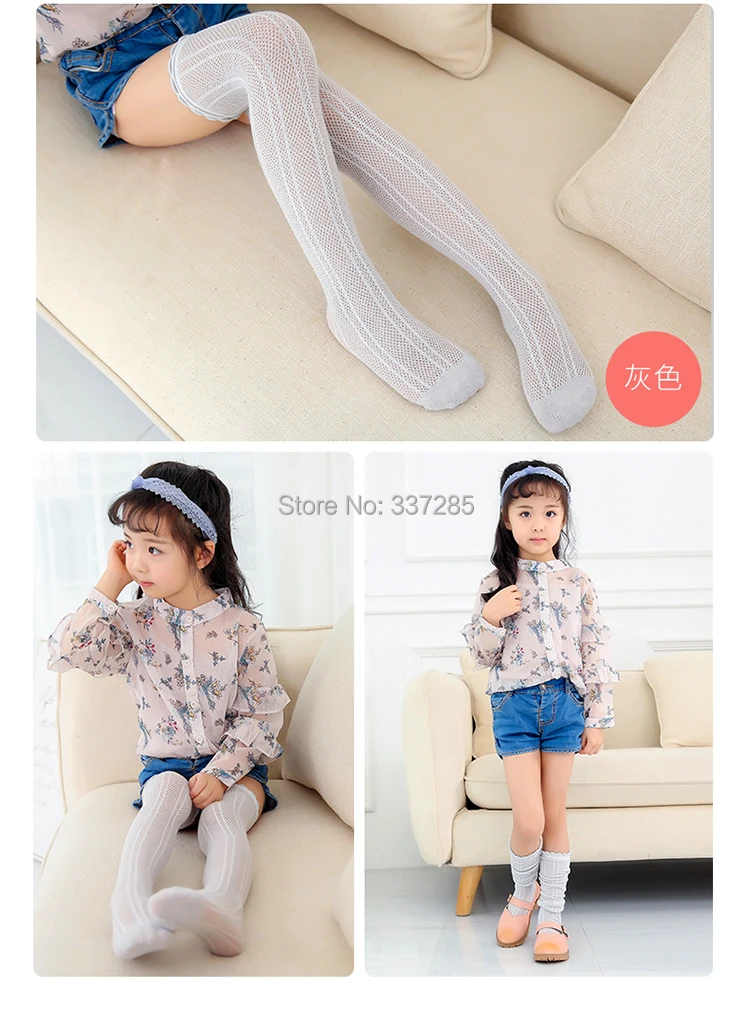 Sommer Kinder Netz Anti-Mücken Socken Baby Mädchen Kinder Überkniestrümpfe Prinzessin Cartoon Knöchelkurze Kniestrümpfe für Kinder – Detail 11
