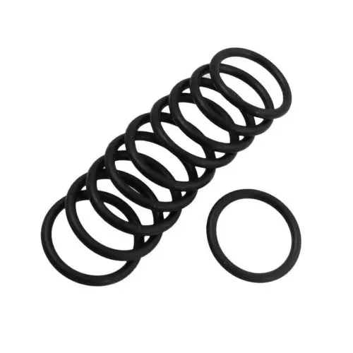 

100 Pcs 19mm x 2mm Rubber Sealing Oil Filter O Rings Gaskets Black