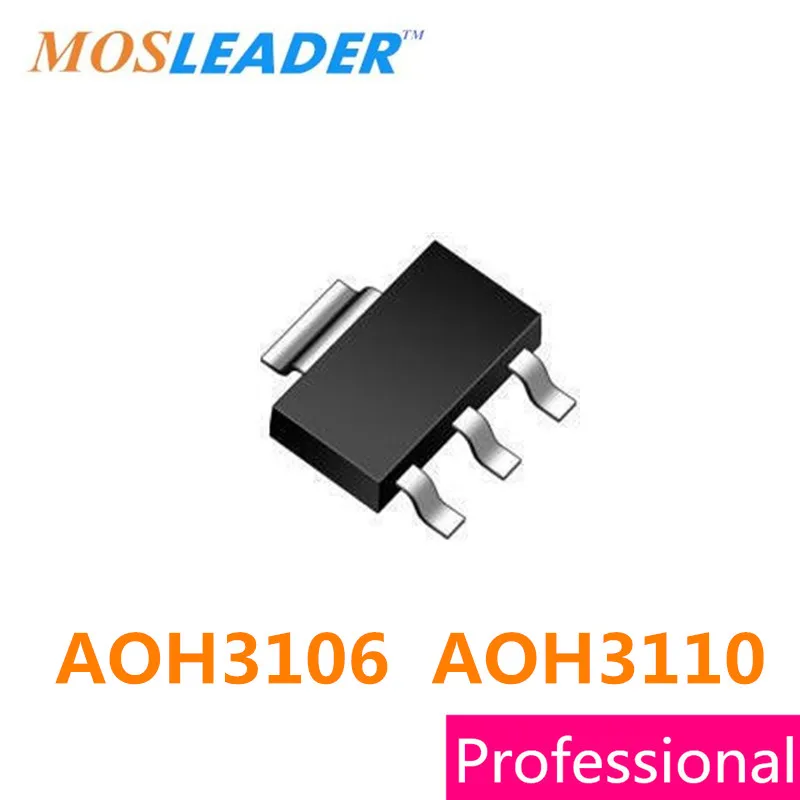 

SMD AOH3106 AOH3110 100PCS SOT223 N-Channel 2A 1A 100V 3106 3110 High quality