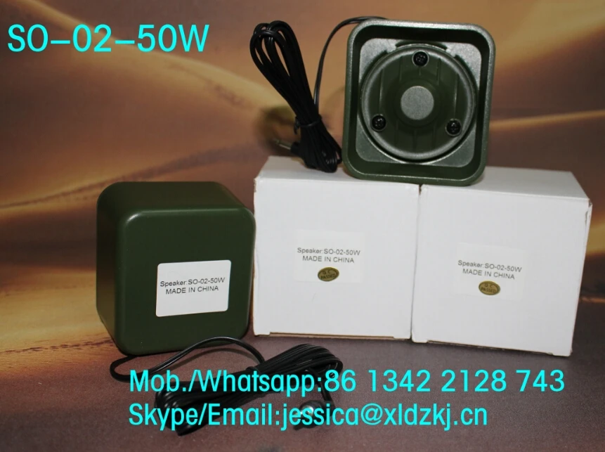 Waterproof Professional Speaker for Hunting, Sound Amplifier, High Quality, 50W, 150dB