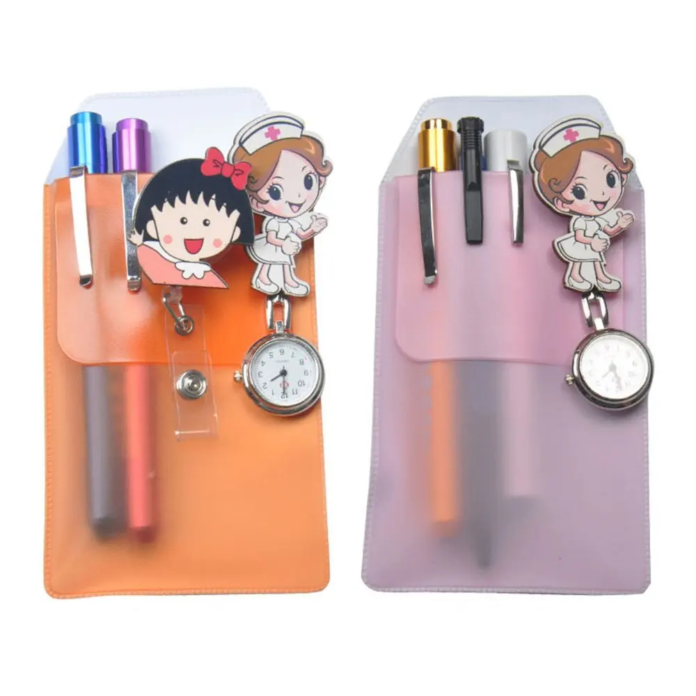 XRHYY 10 Pcs Doctors Nurses Dedicated Pen Bag Practical Pen Inserted Leak-Proof Pocket Protector For Pen Leaks Random Color