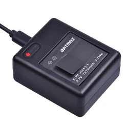 For 1Pc 1010mAh Original Xiaoyi Battery AZ13-1 Li-ion Battery Akku + USB Dual Charger for Xiaomi Yi Action Camera Battery