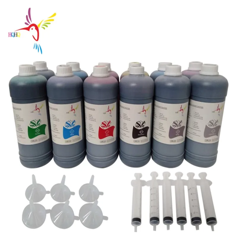 1000ml Refillable Pigment Ink for Canon PFI-1700 Cartridge UsedPro 2000 4000 6000 4000s 6000s Printer