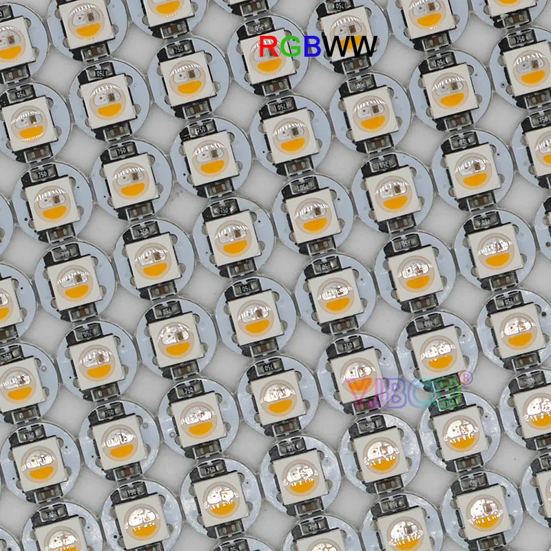 100Pcs Ingebouwde 5050 Smd Rgb SK6812 Ic DC5V SK6812 Led Board Heatsink Rgbw/Rgbww Led Chips (10Mm * 3Mm)