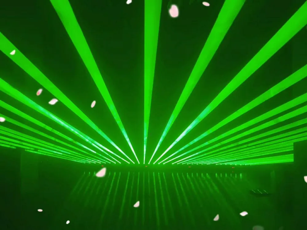 400mw movente cabeça verde laser array áspero spotx8pcs palco festa disco ktv bar clube teatro estúdio iluminacion luz