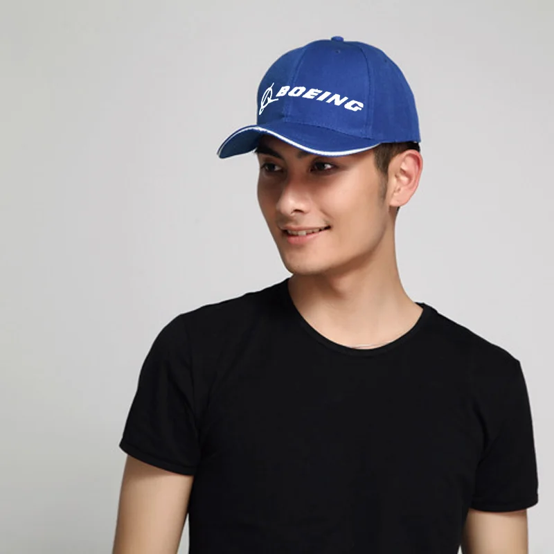 Embroidery Boeeing B787 737 747 777 787 Hat Outdoor Baseball Cap Adjustable for Pilot Aviation Flight Crew Blue Black Men women