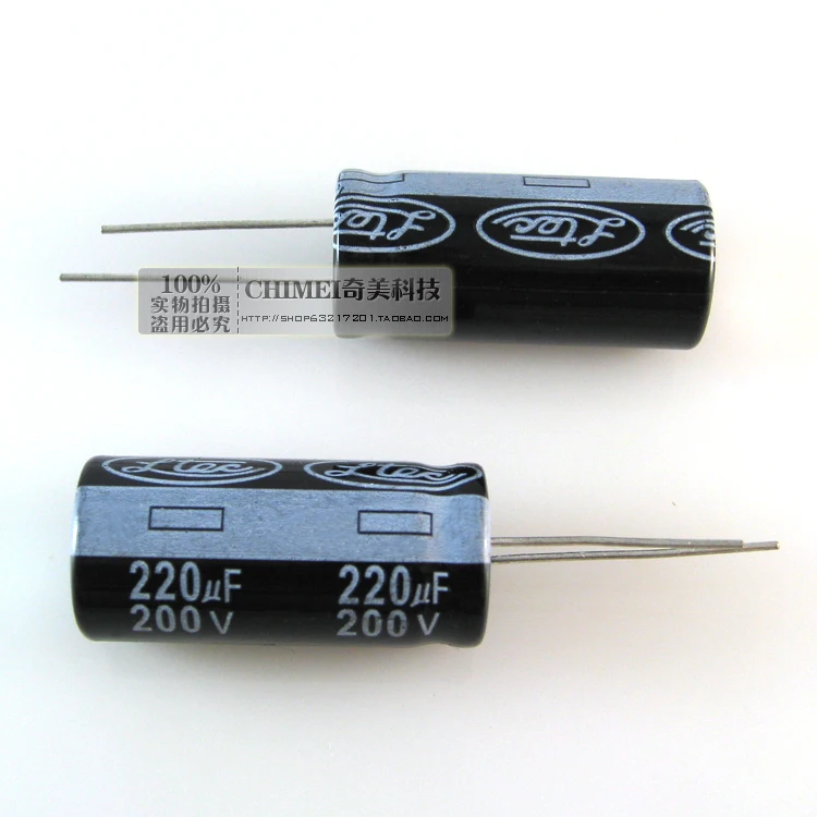 Electrolytic capacitor 220UF 200V Volume 18X25MM Capacitor 18 * 25 mm