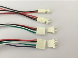 10 SETS 2pin/3pin/4pin/5pin 2.54mm PCB Connector plug with Wires Cables L00MM L150MM L200MM