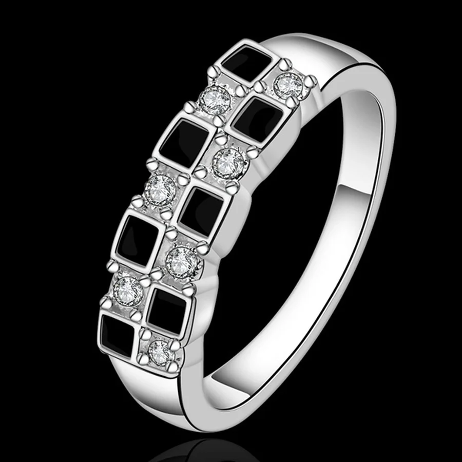 Fashion women Silver color Rings jewelry elegant beautiful pretty nice , for women lady wedding free shipping R619