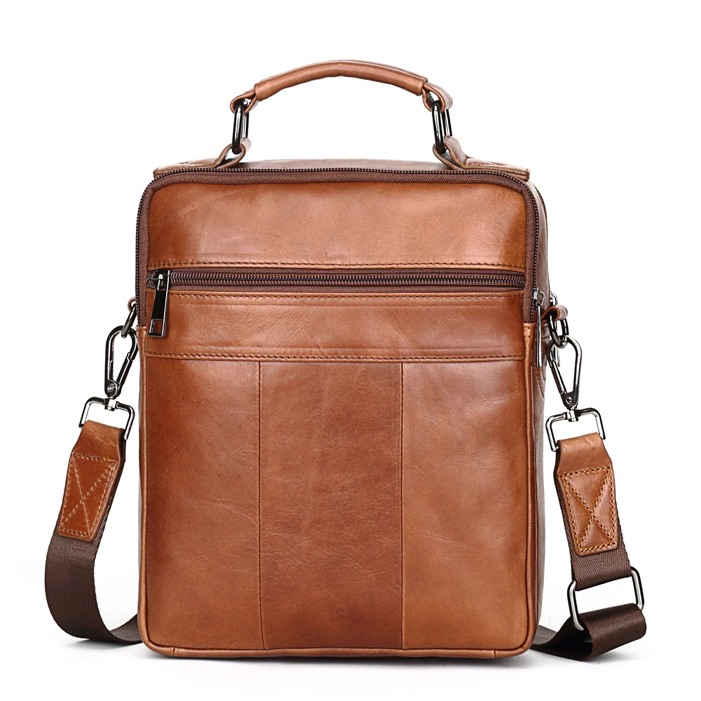 Imagem -04 - Meygardass Bolsa Mensageiro de Couro Genuíno Bolsa de Ombro Masculina Bolsa Crossbody de Viagem para Homens Bolsas de Negócios para Ipad Bolsa Tote Masculina