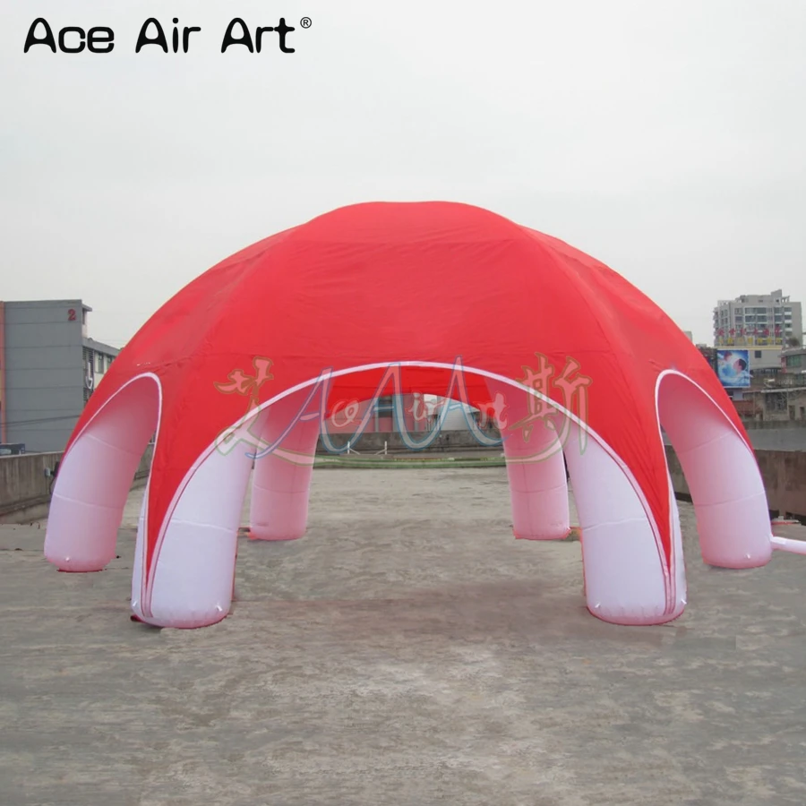 

Durable Half Cover Inflatable Spider Event Tent/ Air Dome Event Gathering Stations with Led Light in Several Colors for Sale