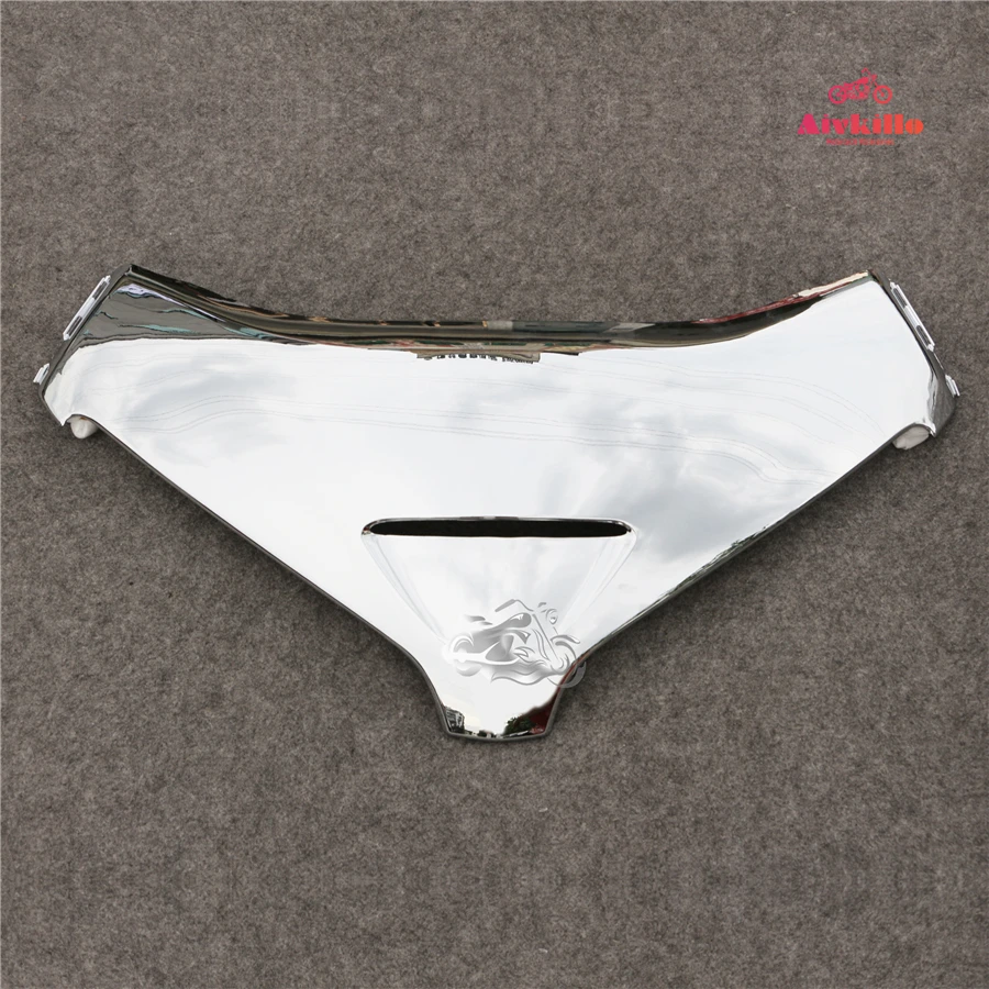 Fit For Honda Goldwing GL1800 2001 - 2011 Chrome Silve Fairing Head Cover Front Upper Cowl GL 1800 01 02 03 04 05 06 07 08 09 10