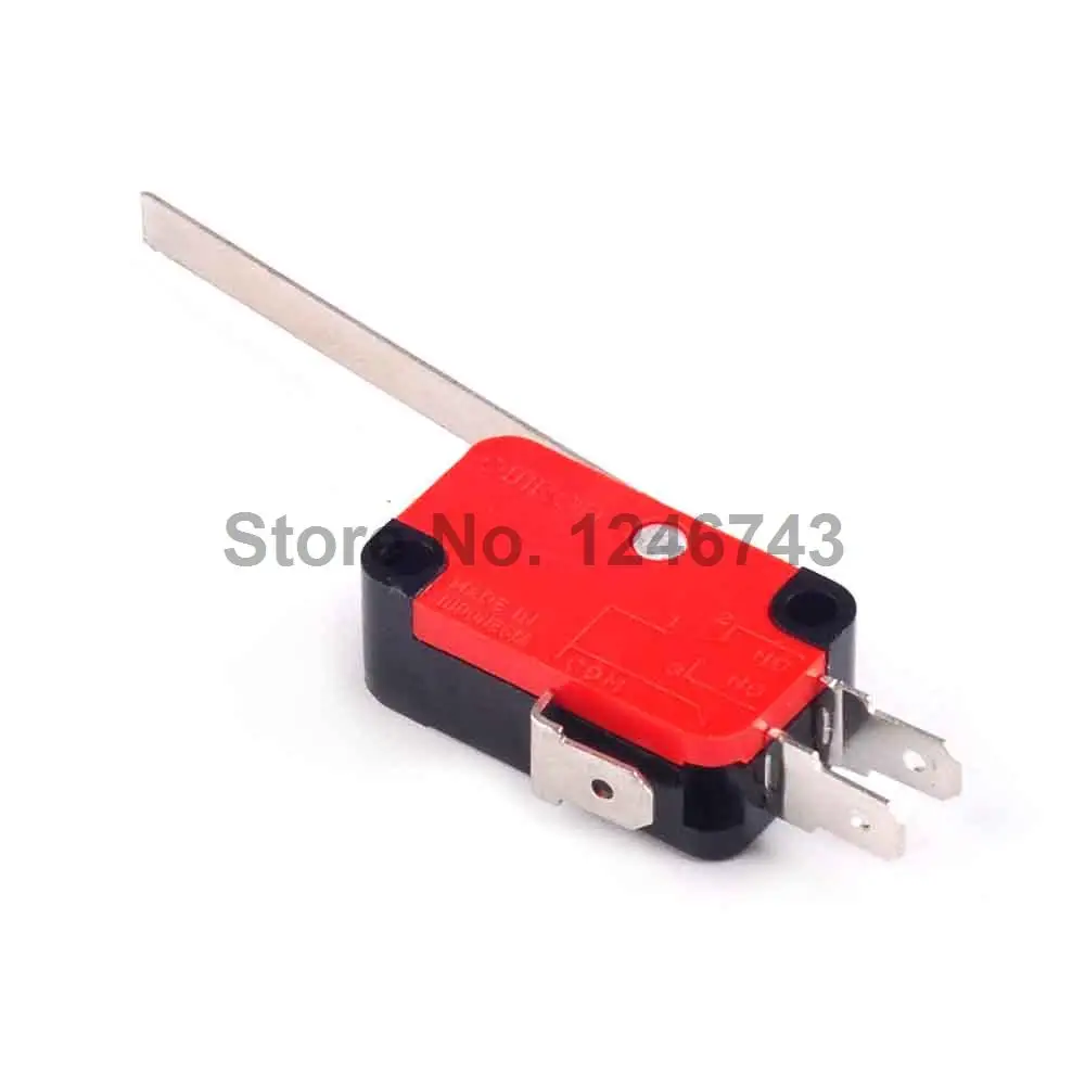 10PCS V-153-1C25 Long Lever Micro Switch Snap Action