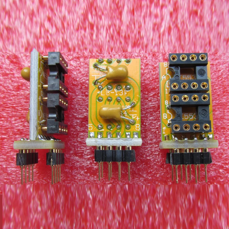 Dual Single DIP8 to Op-Amp Opamp อะแดปเตอร์แปลง F/NE5534 AD797 OPA627 Op