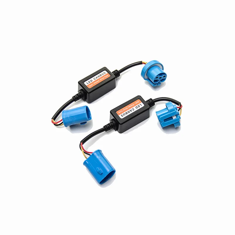 Aslent 2pcs H4 H7 H1 H11 9005 9006 Car light Canbus Decoder No Error free Wiring Harness Adapter LED Headlight Auto Bulb lights