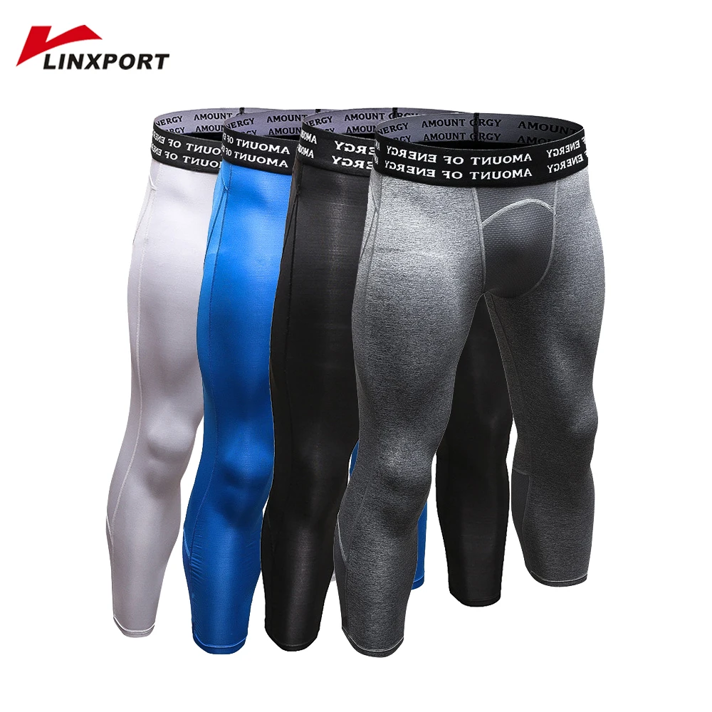 

Fitness Men Running Tights Compression Pant Sports Leggings Male Workout Sportswear Gym Training Leggins Jogger Jogging Trousers