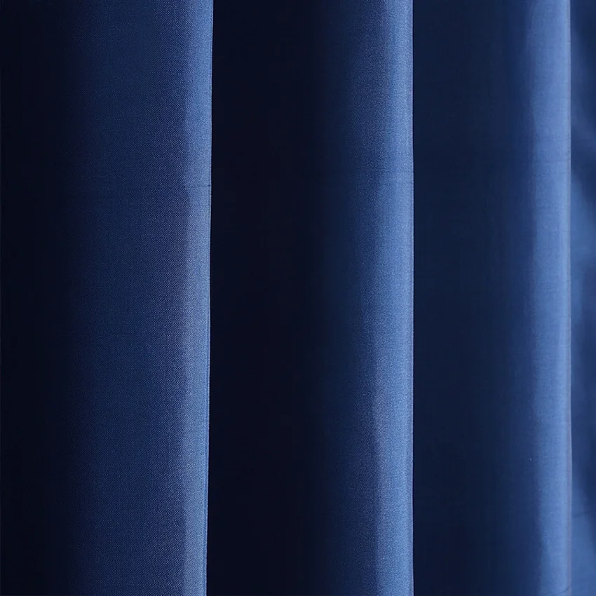 Navy Blue Shower Curtains Waterproof Solid Bath Curtains For Bathroom Bathtub Large Wide Bathing Cover 12 Hooks rideau de bain