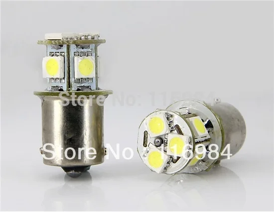 1PCS White 1156 1141 Ba15s P21W  5050 8 SMD LED Brake Turn Signal Light Bulb 12V