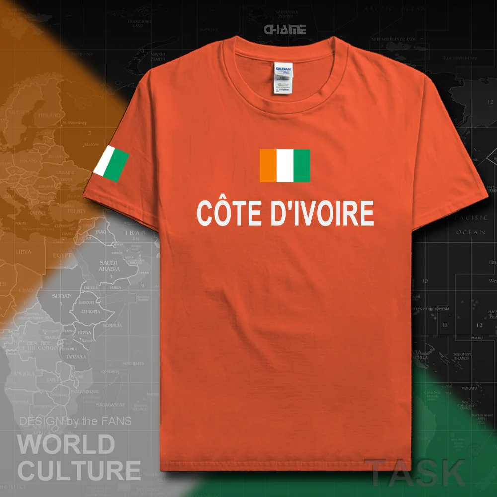 Cote d\'Ivoire Ivory Coast mens t shirt fashion 2017 jersey nation team cotton t-shirt clothing sporting tee CIV Ivorian Ivoirian