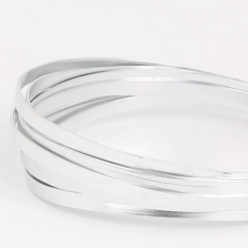 5mm Flat Aluminum Wire for DIY Necklace and Bracelets