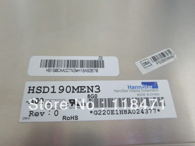 19 inch LCD Panel HSD190MEN3-A01 1280 RGB*1024 SXGA original grade A one year warranty