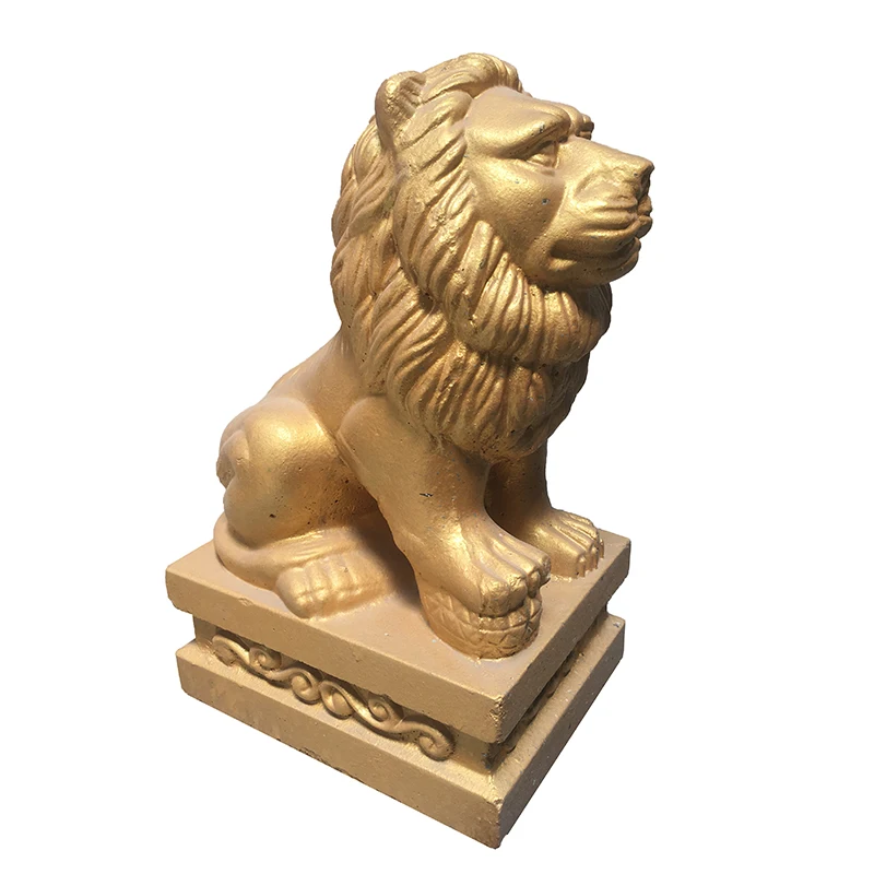 Free Shipping Garden Outdoor Decoration ABS Plastic Concrete Animal Lion Molds