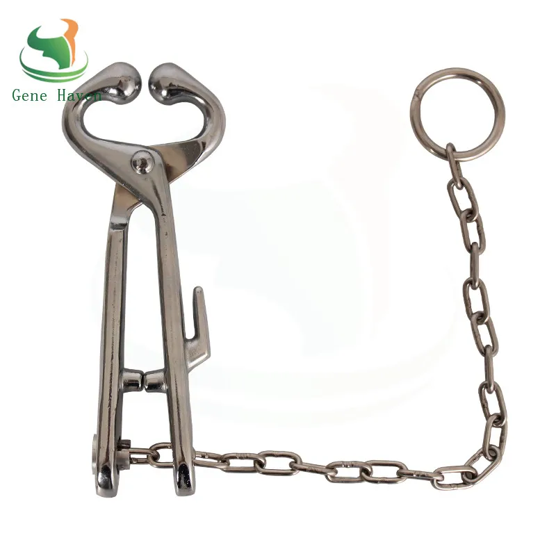 

Bull-holder with chain for Veterinary Instrument, Cattle Bull Nose Holders