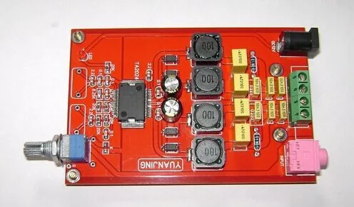 TA2024 digital amplifier board /Low-power Class-T amplifier board (15W*2)