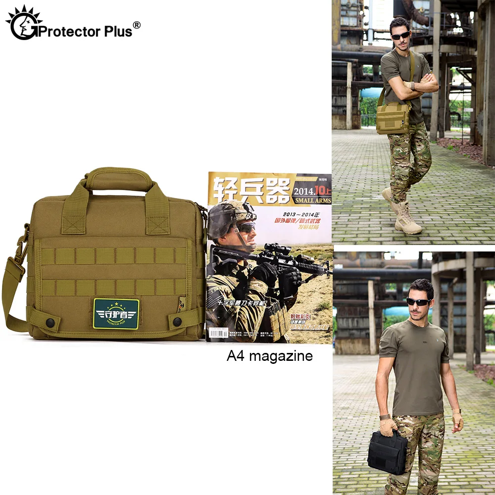 Tactical Hunting Camouflage Handbag 10 Inches IPad 4 Waterproof Nylon Shoulder Fishing Crossbody Sports Bag Messenger Bags