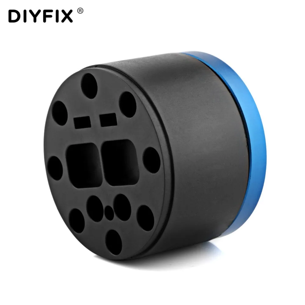 DIYFIX-صندوق تخزين مغناطيسي لأدوات إصلاح الهاتف ، منظم دوار 360 درجة لمفك البراغي ، ملاقط ، فرشاة