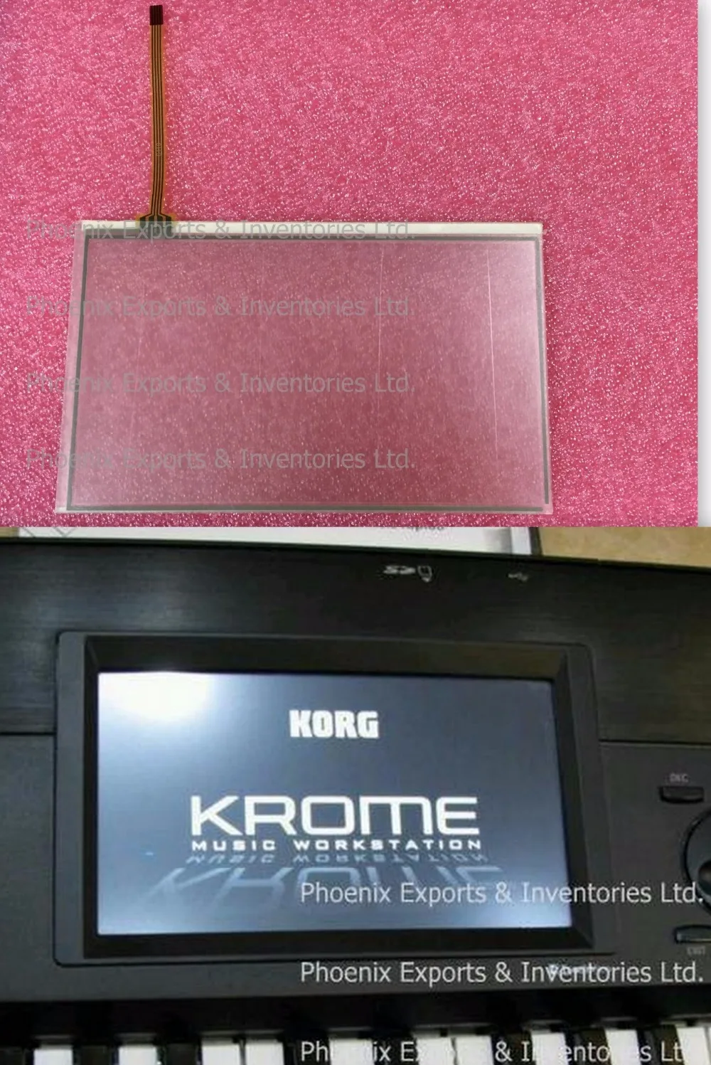 KORG KROME TOUCH SCREEN DIGITIZER TOUCH PAD GLASS PANEL