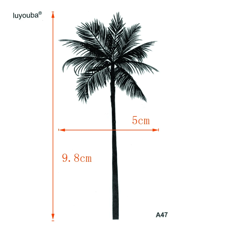 Coconut Tree Waterproof Temporary Tattoo Sticker Fake Tattoo The Flash Stickers Tatuagem Tatoo Sleeve