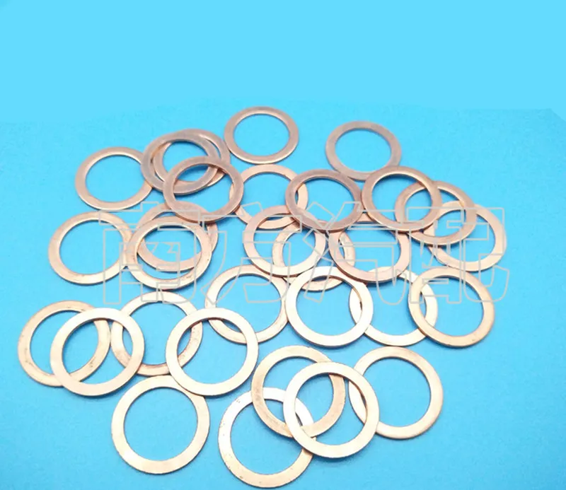 100 pz M6-M26 Guarnizione Rondella Anello Piatto 1.5mm di Spessore Per Il Generatore di Rame Macchine