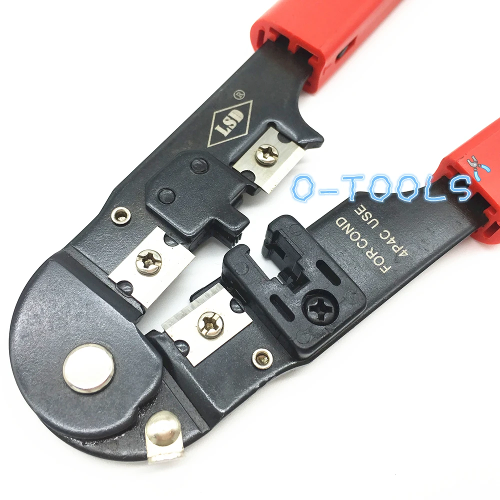 شبكة العقص أداة RJ10 4P قطع قطاع كابل صافي أدوات العمل LS-2094 وحدات الاتصالات متعددة الوظائف كماشة