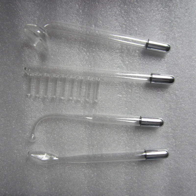 4pcs/set High Frequency Glasses Tubes Parts for High Frequency Acne Spot Removal