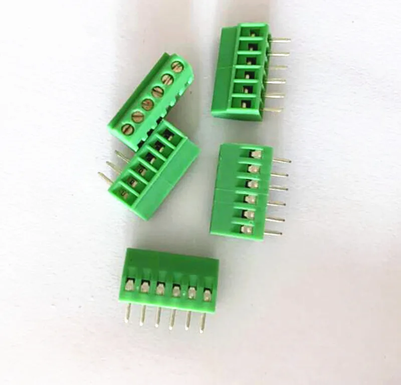 50pcs Screw type PCB terminal block K128L-3.5 /KF128-3.5mm copper environmentally friendly splicing