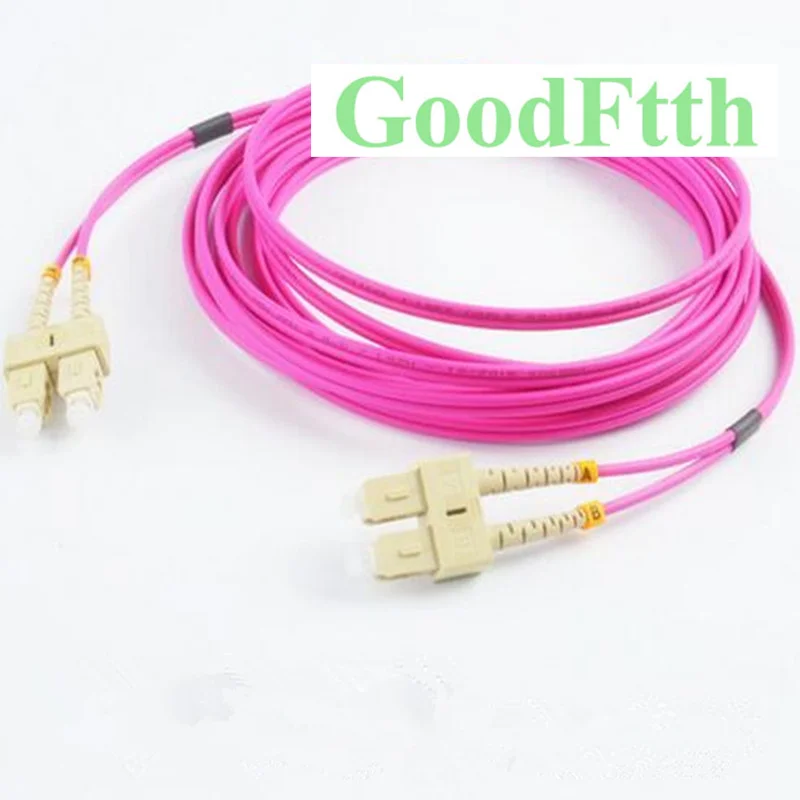 

Fiber Patch Cords Jumpers Cables SC-SC OM4 Duplex GoodFtth 1m 2m 3m 4m 5m 6m 7m 8m 10m 15m 6pcs/Lot