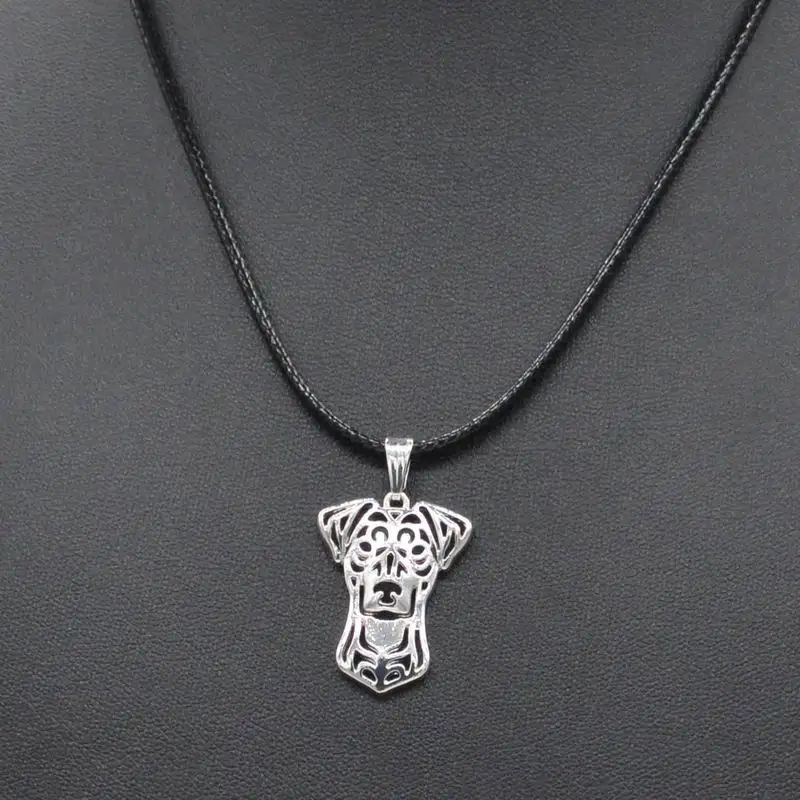 Jewelry Rope Chain Metal German Pinscher Dog Necklaces Lovers' Alloy Animal Pendant Necklaces