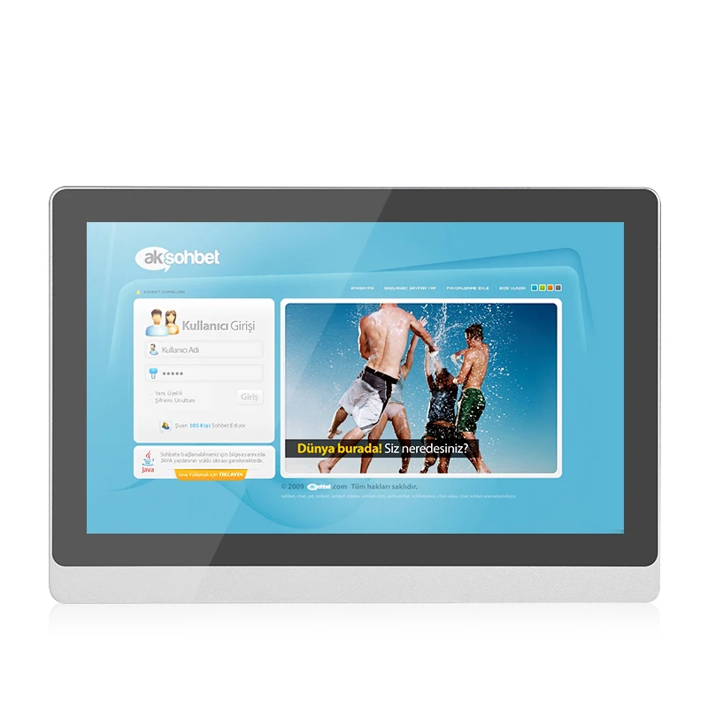 Pc industriel 17.3 pouces, ordinateur tout-en-un, Android dual core A72 A7, en option, 3G LAN, wi-fi, ANT, écran tactile