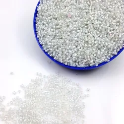 16g 1000pcs 2mm White Clear Colorful Round Loose Spacer Beads Cezch Glass Seed Beads Handmade Jewelry Making DIY Garment Bead