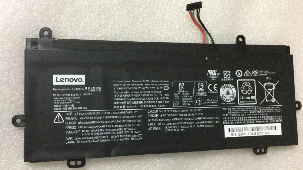 

New genuine original Battery for LENOVO Winbook N22 L15C3PB0 L15M3PB2 5B10K90783 5B10K90780 11.4V 45WH