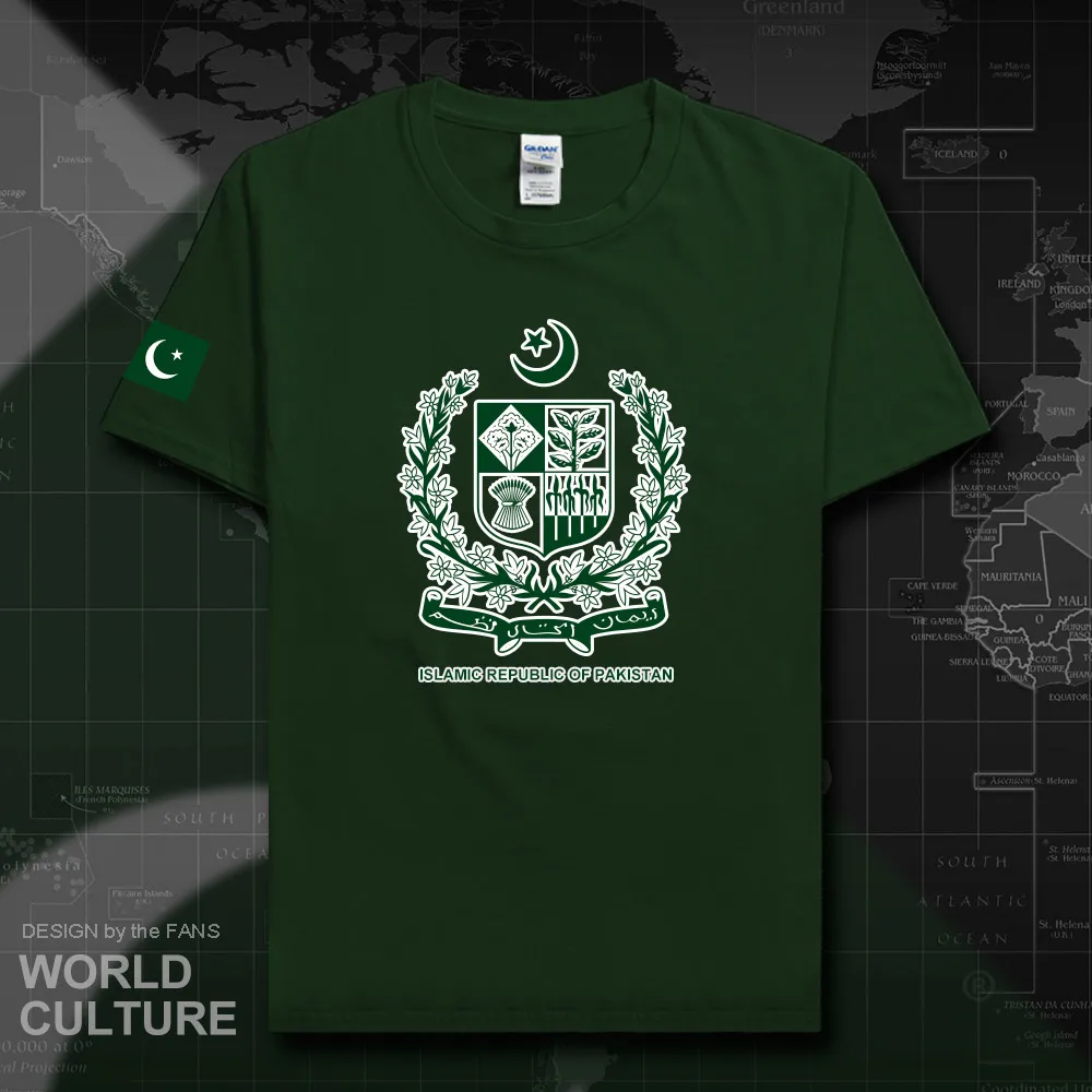 Pakistan men t shirt 2018 jerseys nation team tshirt 100% cotton t-shirt clothing tees country sporting PAK Pakistani Islam 20