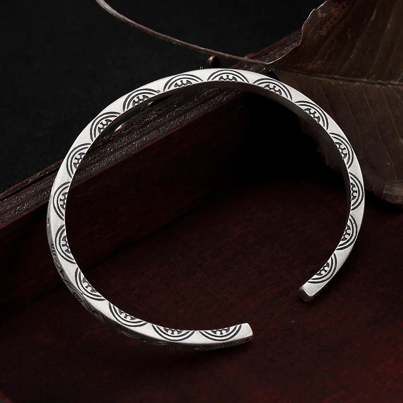simple thai silver 925 bangle 3