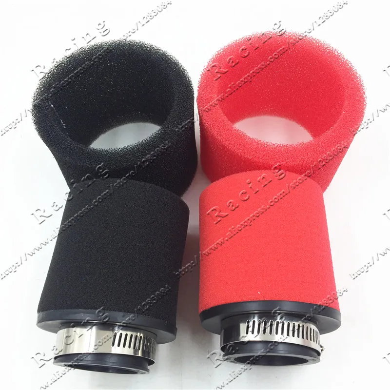 38mm 42mm 48mm 58mm  Straight Foam Air Filter Sponge Cleaner 50cc Moped Scooter CG125 150cc Dirt Bike Motorcycle