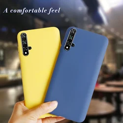 For Huawei Nova 5T Case Ultra Thin Back Protective bumper Soft TPU Silicon Cover Cases For Huawei Nova 5T Nova5t 5 t Case Fundas